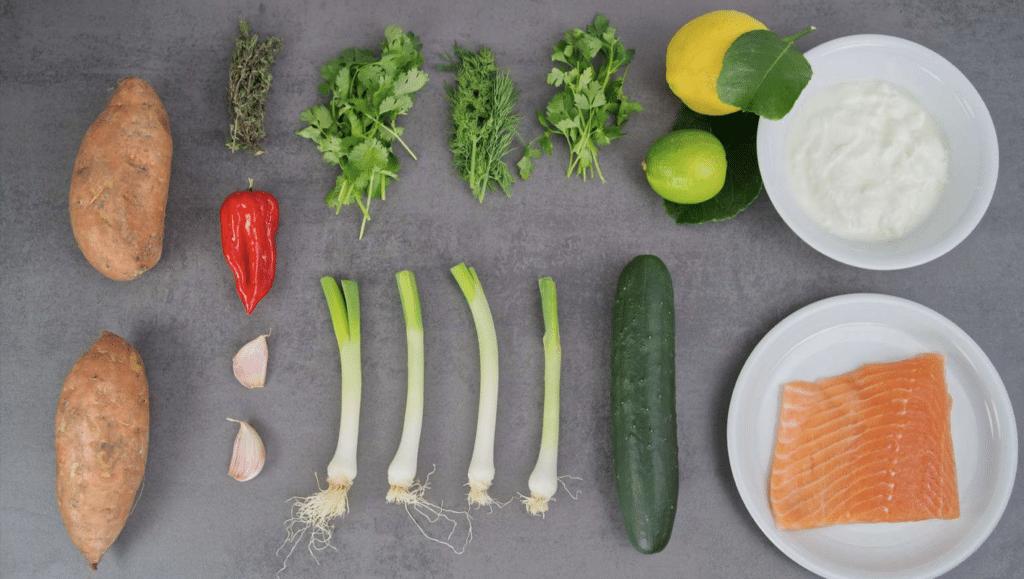 saumon au four ingredients